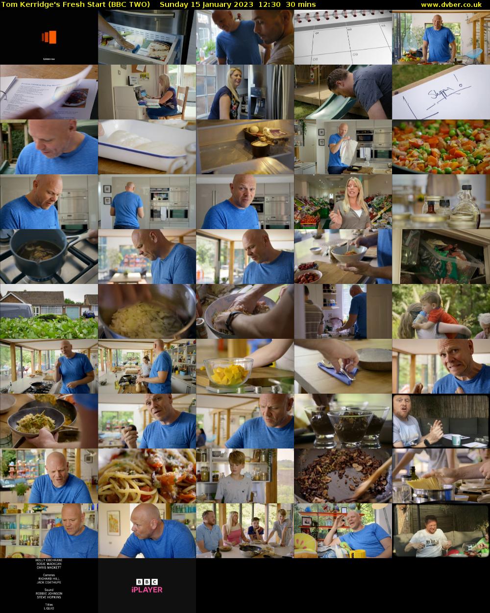 Tom Kerridge's Fresh Start (BBC TWO) Sunday 15 January 2023 12:30 - 13:00