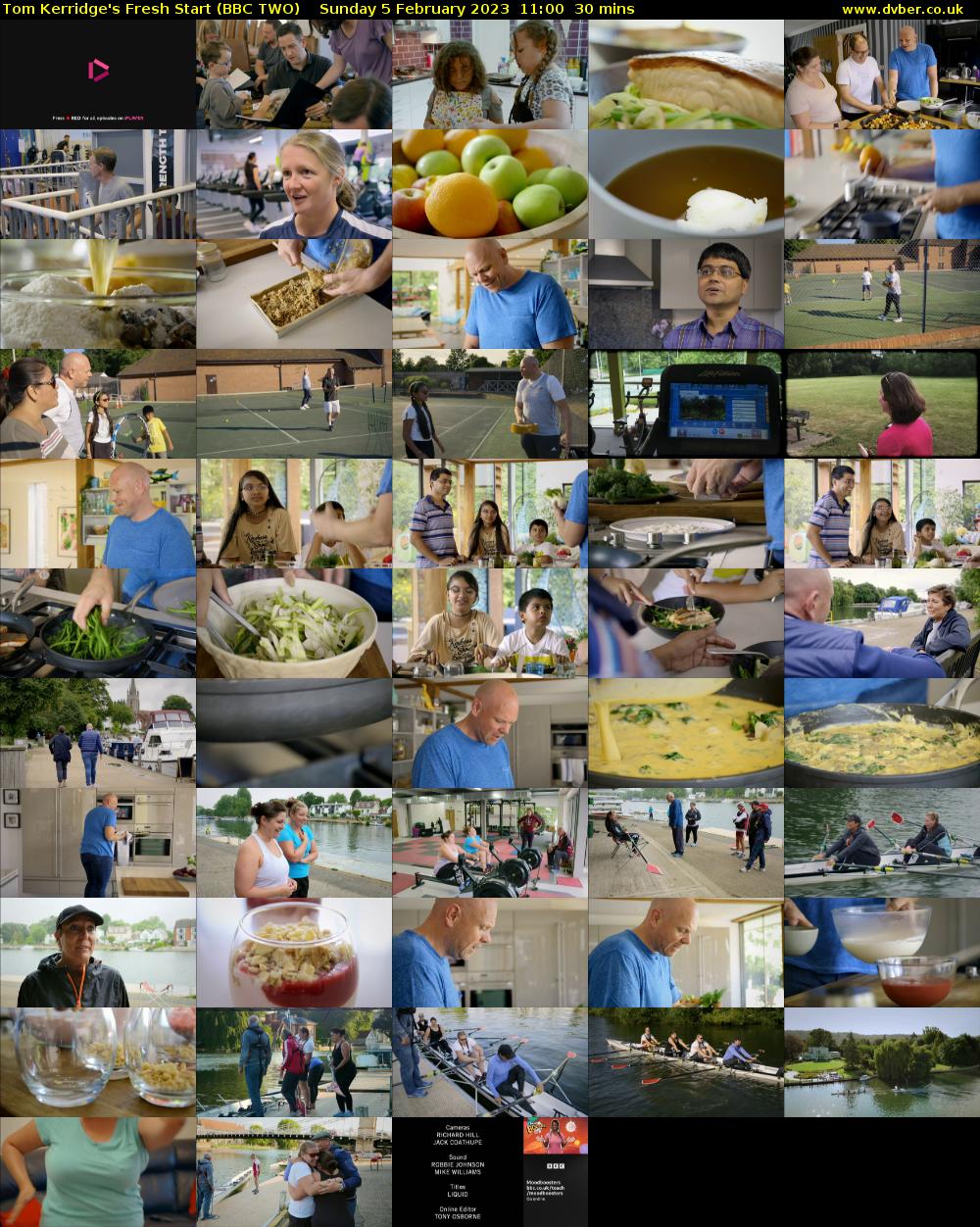 Tom Kerridge's Fresh Start (BBC TWO) Sunday 5 February 2023 11:00 - 11:30