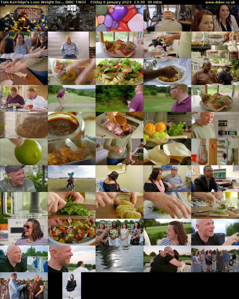 Tom Kerridge's Lose Weight for... (BBC TWO) Friday 6 January 2023 13:30 - 14:00
