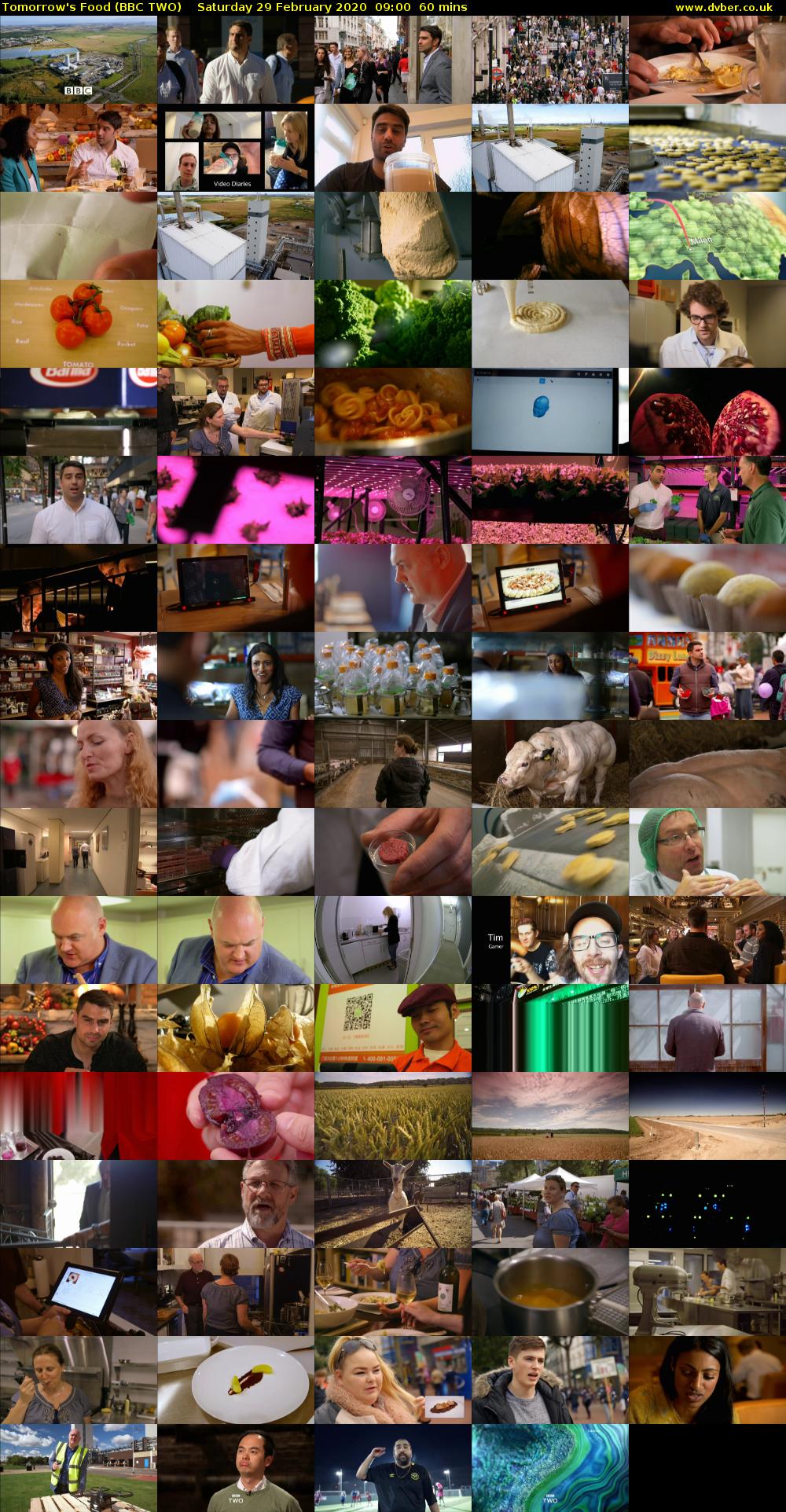 Tomorrow's Food (BBC TWO) Saturday 29 February 2020 09:00 - 10:00