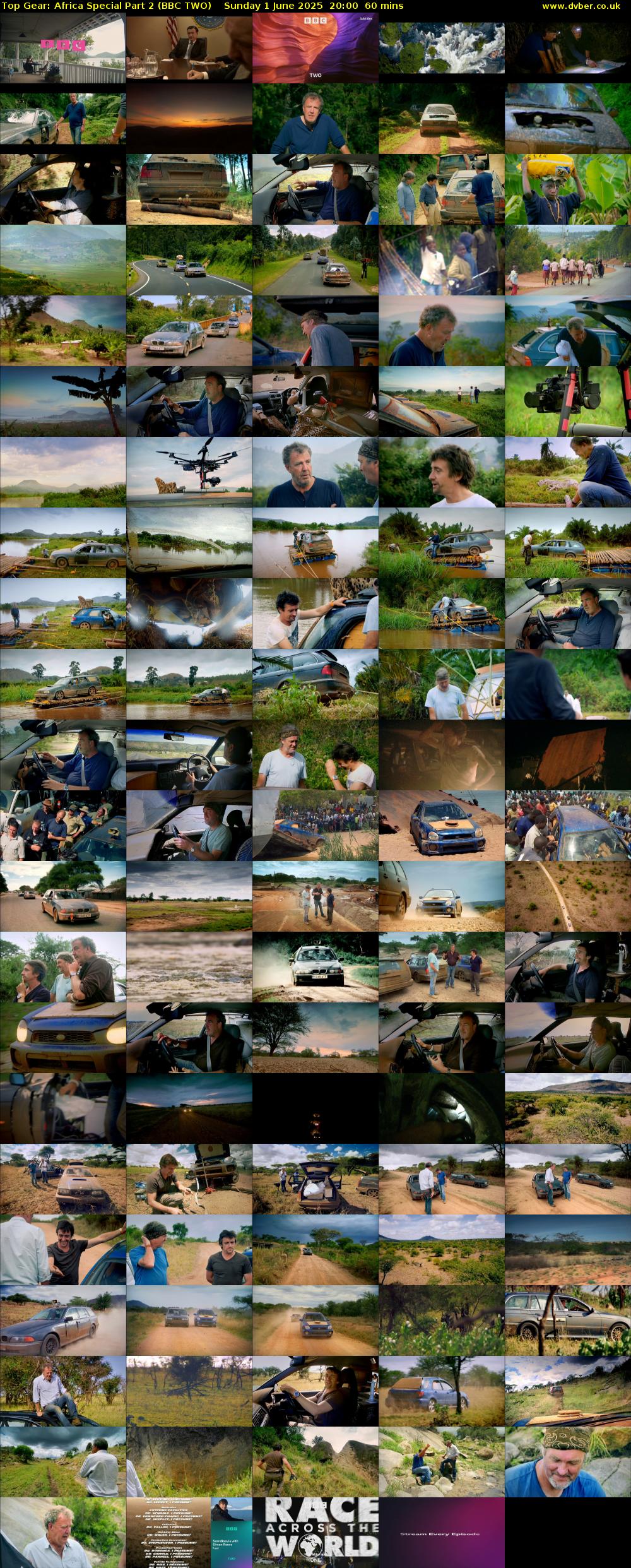 Top Gear: Africa Special Part 2 (BBC TWO) Sunday 1 June 2025 20:00 - 21:00