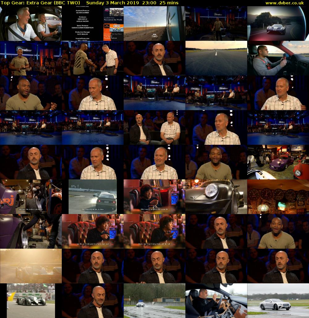 Top Gear: Extra Gear (BBC TWO) Sunday 3 March 2019 23:00 - 23:25