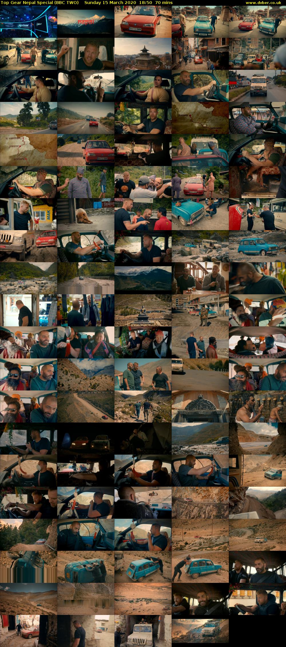 Top Gear Nepal Special (BBC TWO) Sunday 15 March 2020 18:50 - 20:00
