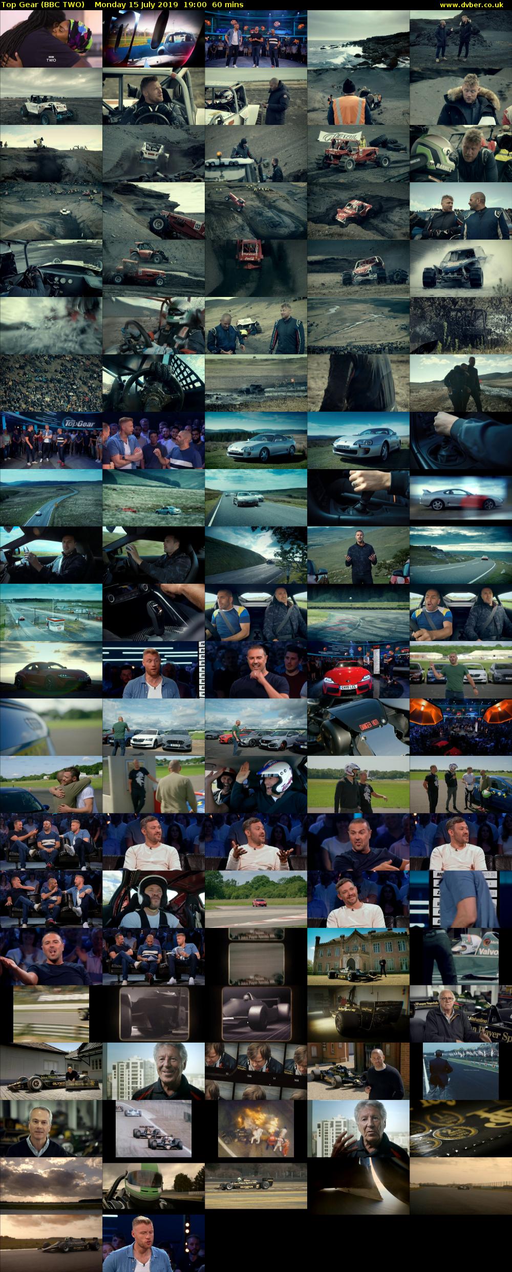 Top Gear (BBC TWO) Monday 15 July 2019 19:00 - 20:00