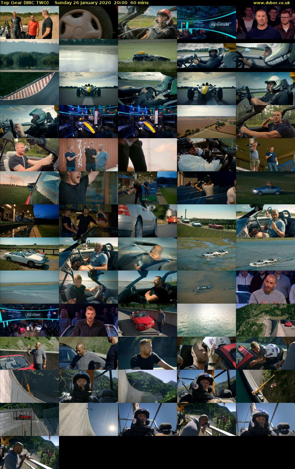 Top Gear (BBC TWO) Sunday 26 January 2020 20:00 - 21:00