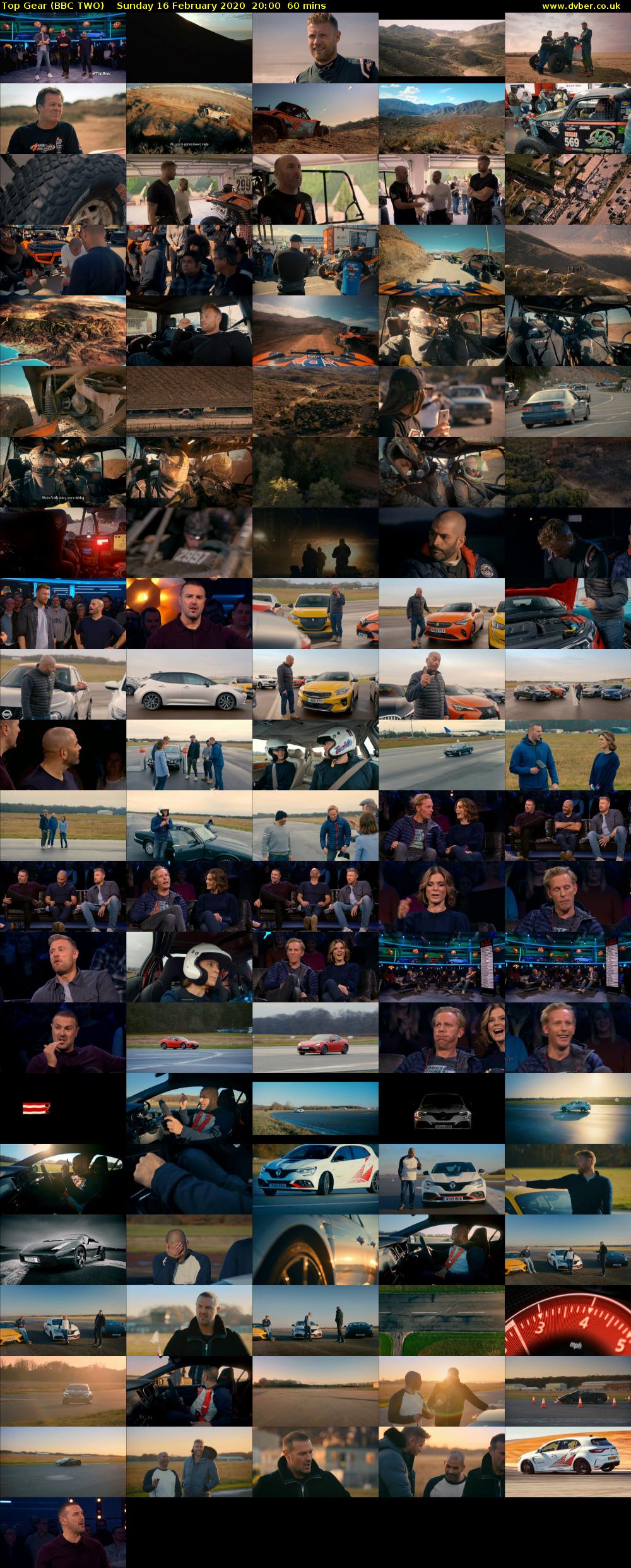 Top Gear (BBC TWO) Sunday 16 February 2020 20:00 - 21:00