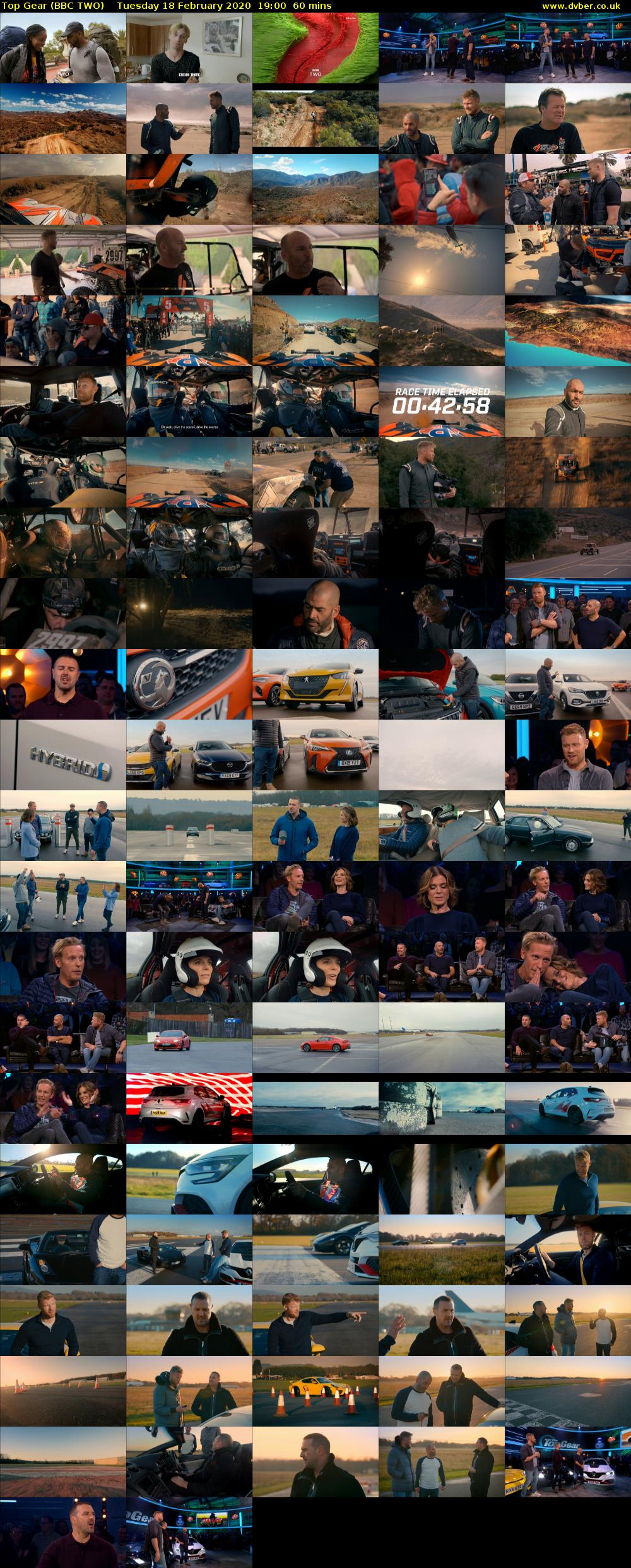 Top Gear (BBC TWO) Tuesday 18 February 2020 19:00 - 20:00