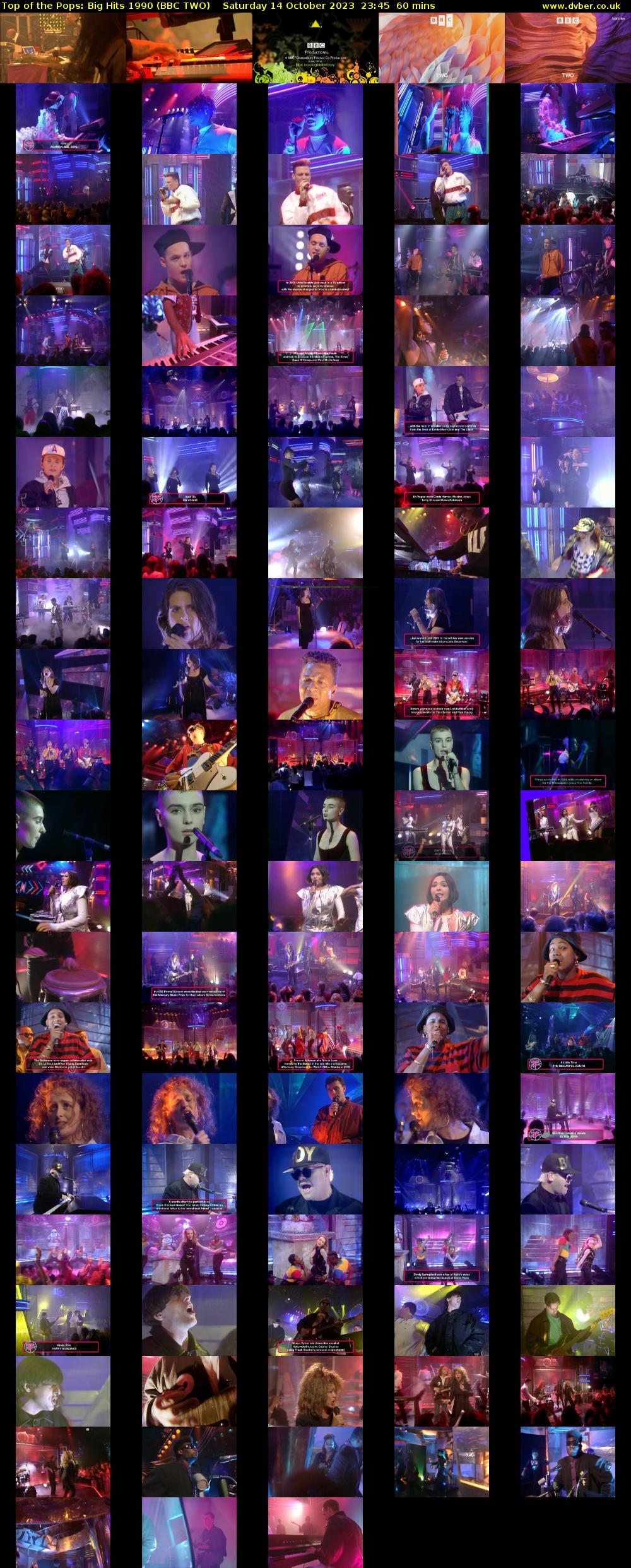 Top of the Pops: Big Hits 1990 (BBC TWO) Saturday 14 October 2023 23:45 - 00:45