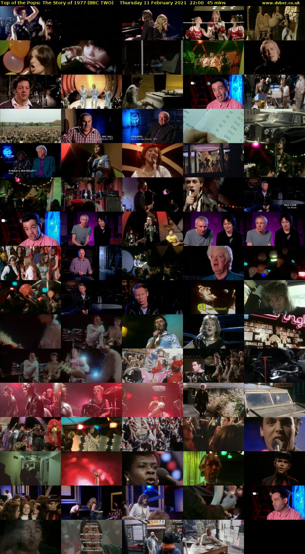 Top of the Pops: The Story of 1977 (BBC TWO) Thursday 11 February 2021 22:00 - 22:45