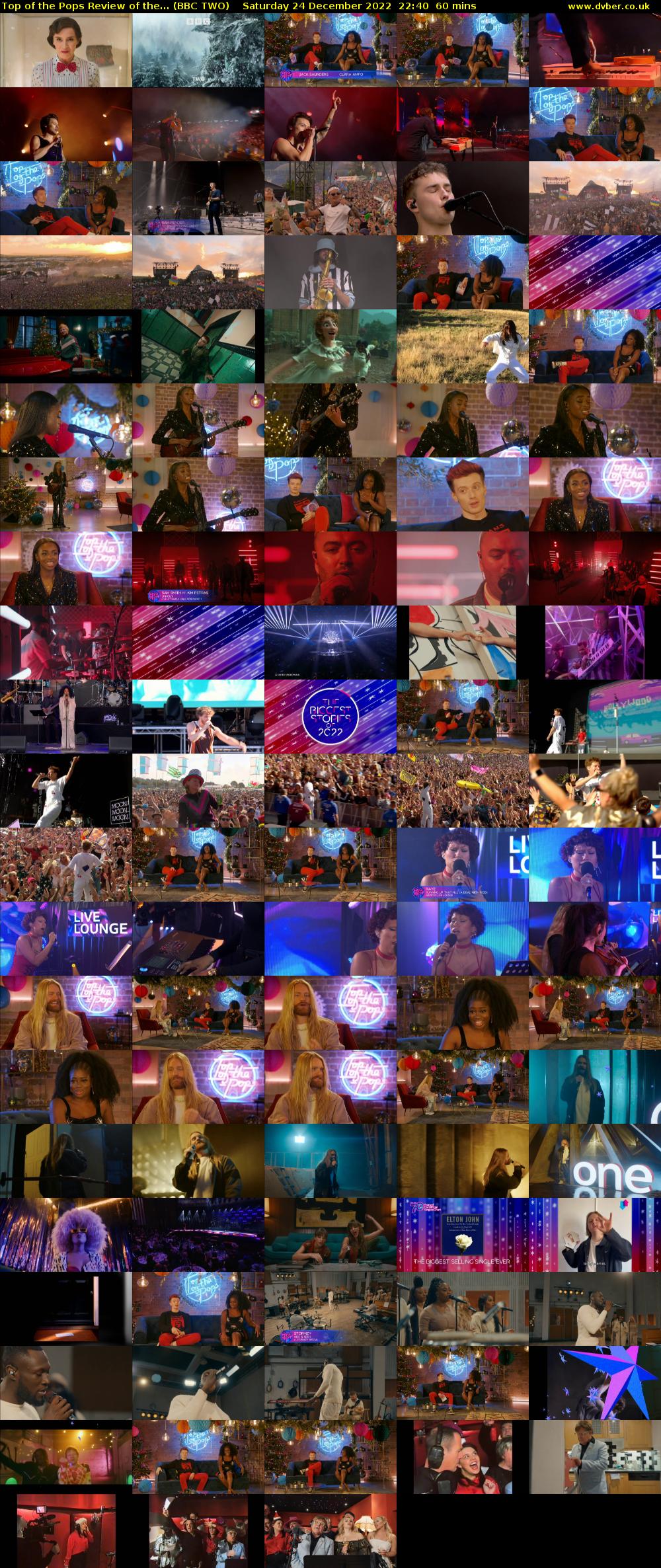 Top of the Pops Review of the... (BBC TWO) Saturday 24 December 2022 22:40 - 23:40