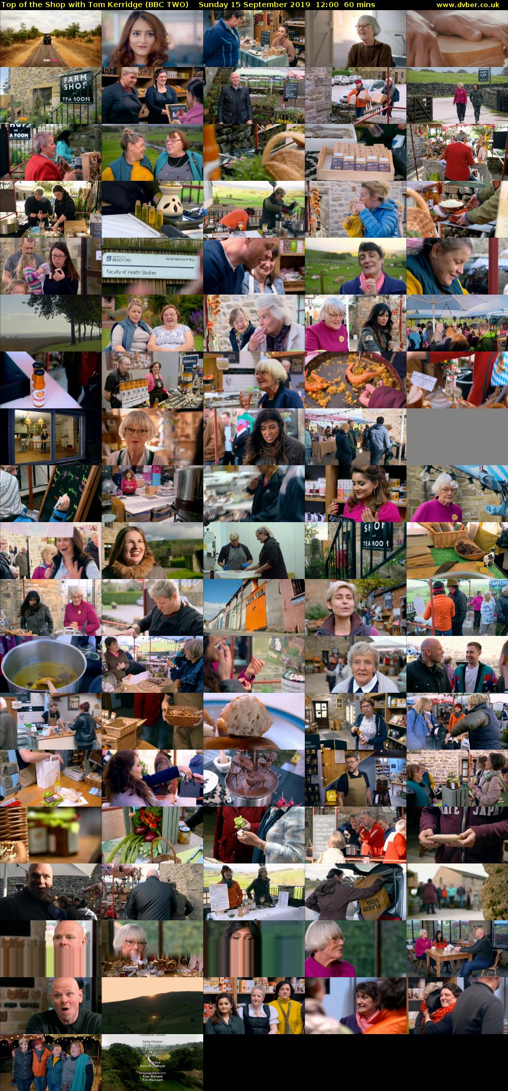 Top of the Shop with Tom Kerridge (BBC TWO) Sunday 15 September 2019 12:00 - 13:00