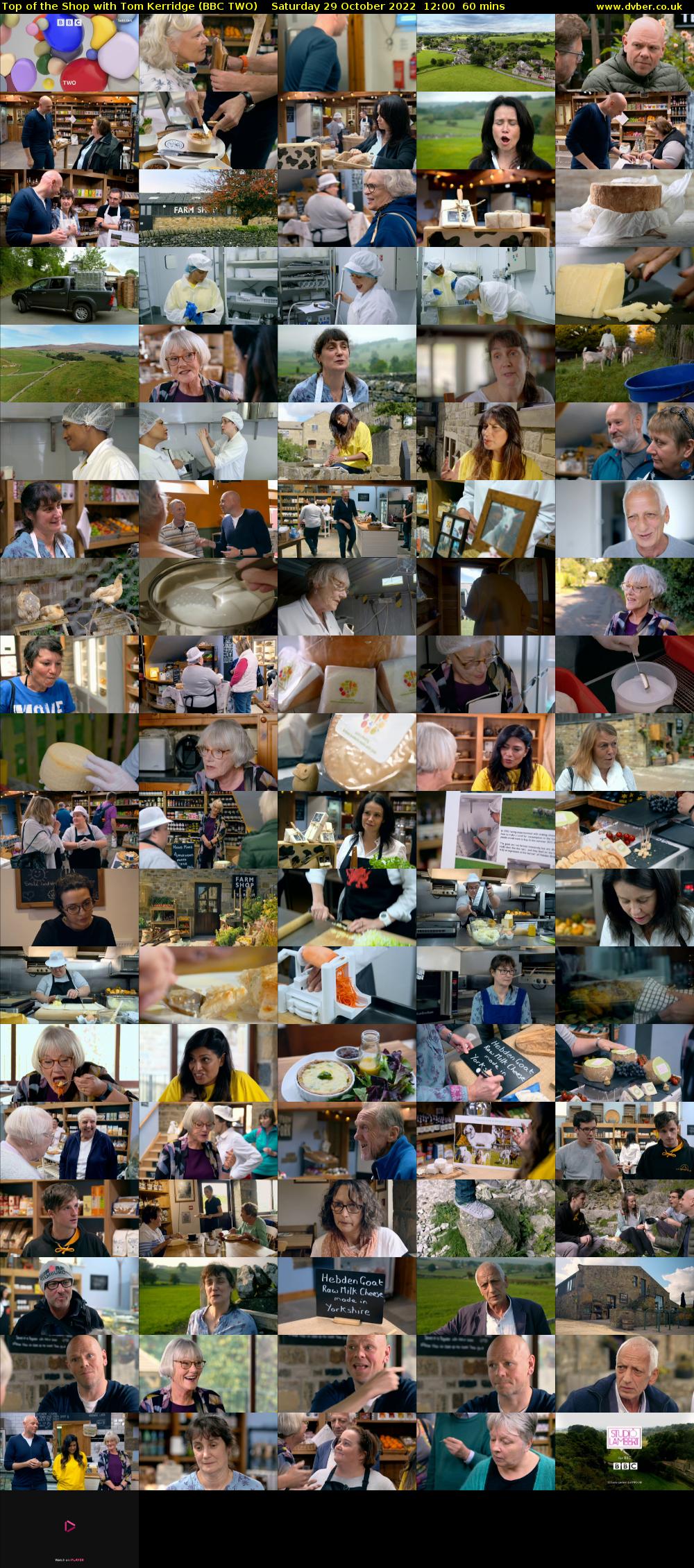 Top of the Shop with Tom Kerridge (BBC TWO) Saturday 29 October 2022 12:00 - 13:00