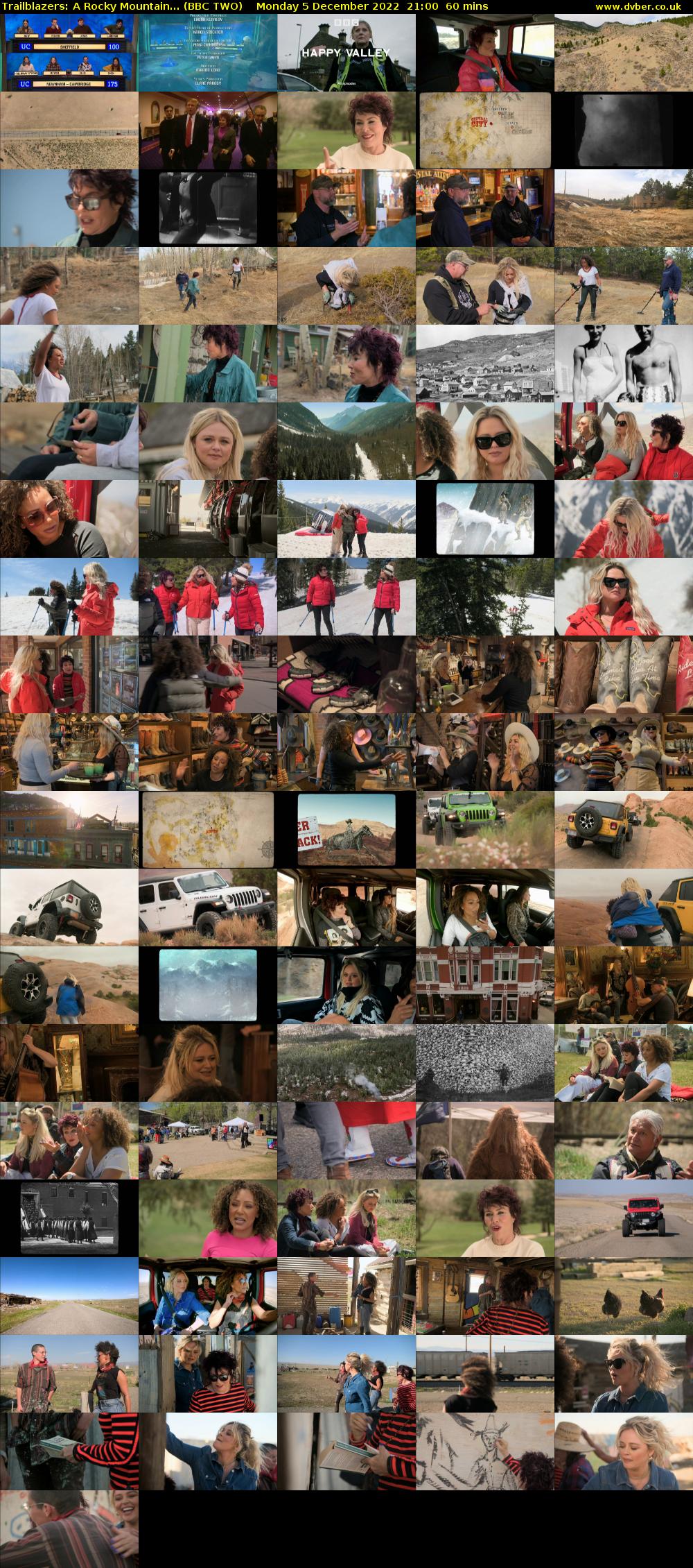 Trailblazers: A Rocky Mountain... (BBC TWO) Monday 5 December 2022 21:00 - 22:00