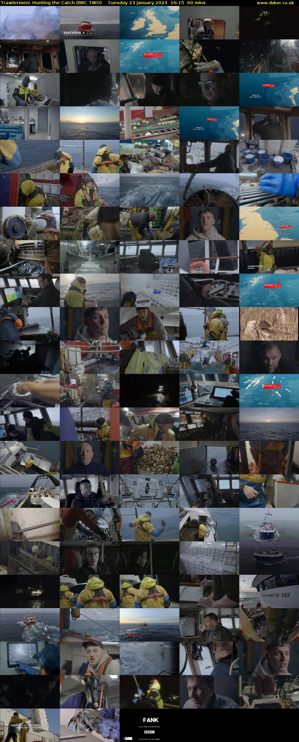 Trawlermen: Hunting the Catch (BBC TWO) Tuesday 23 January 2024 16:15 - 17:15