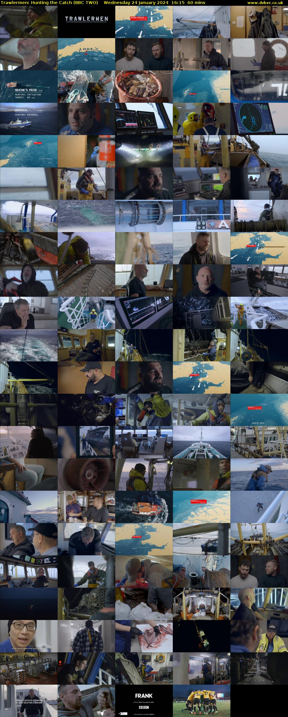 Trawlermen: Hunting the Catch (BBC TWO) Wednesday 24 January 2024 16:15 - 17:15