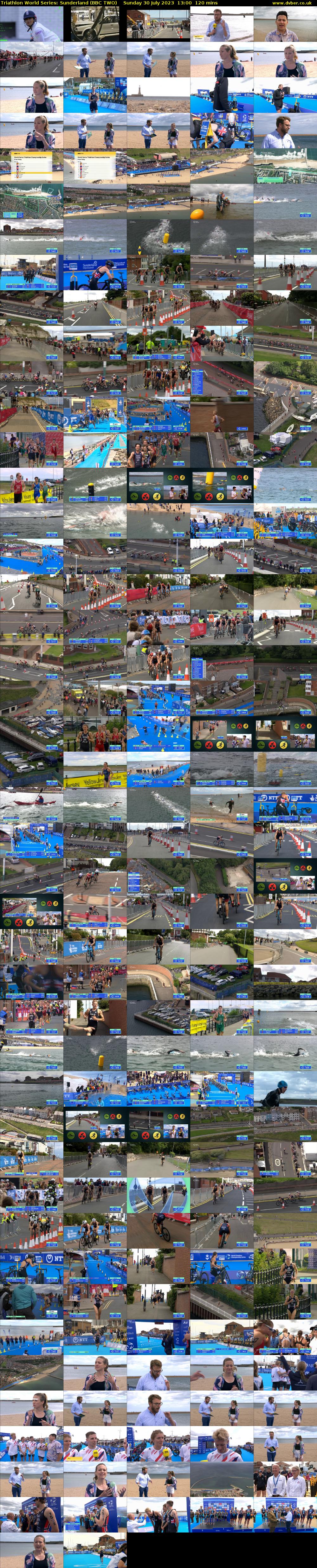 Triathlon World Series: Sunderland (BBC TWO) Sunday 30 July 2023 13:00 - 15:00