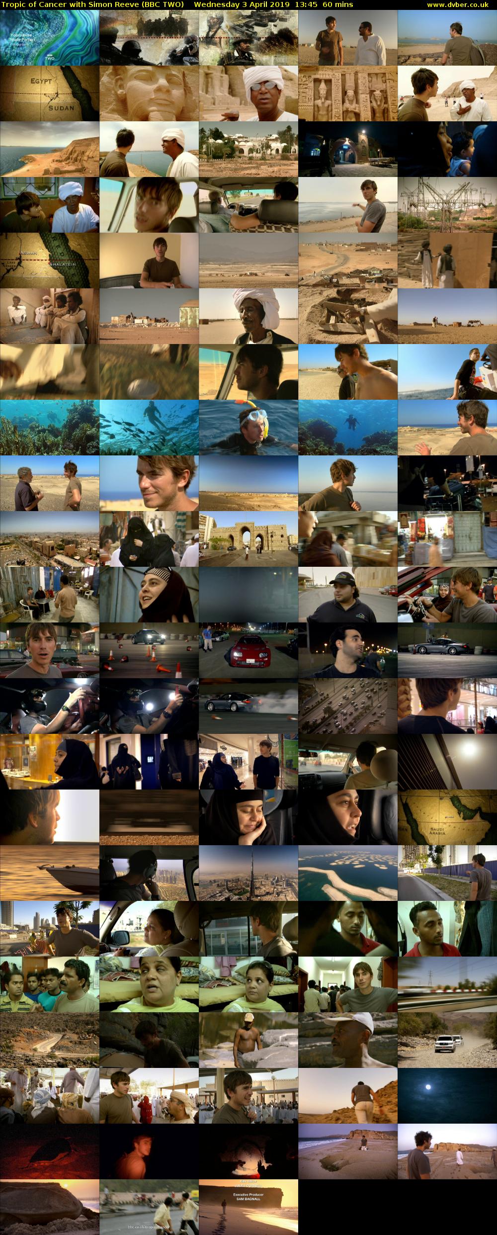 Tropic of Cancer with Simon Reeve (BBC TWO) Wednesday 3 April 2019 13:45 - 14:45