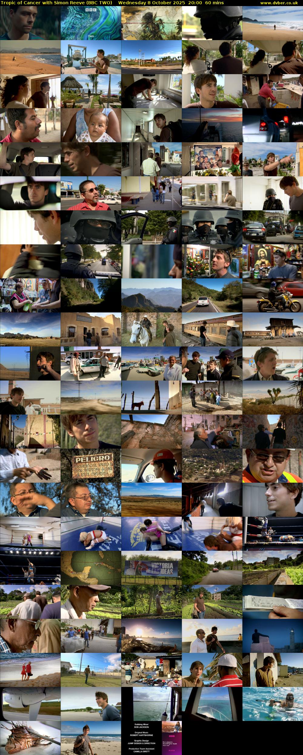 Tropic of Cancer with Simon Reeve (BBC TWO) Wednesday 8 October 2025 20:00 - 21:00