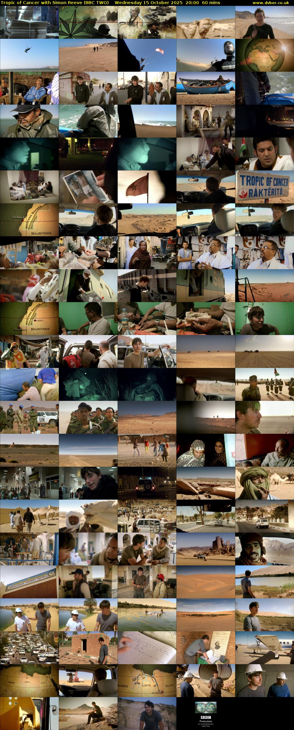 Tropic of Cancer with Simon Reeve (BBC TWO) Wednesday 15 October 2025 20:00 - 21:00