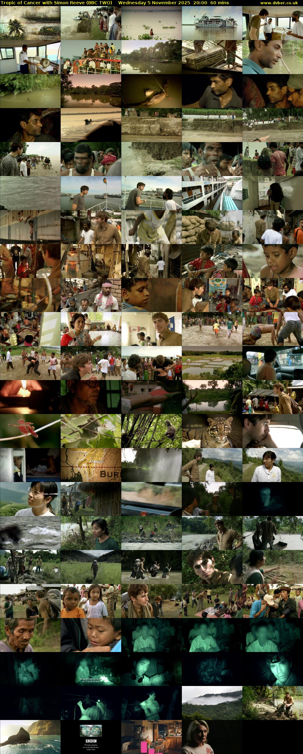 Tropic of Cancer with Simon Reeve (BBC TWO) Wednesday 5 November 2025 20:00 - 21:00