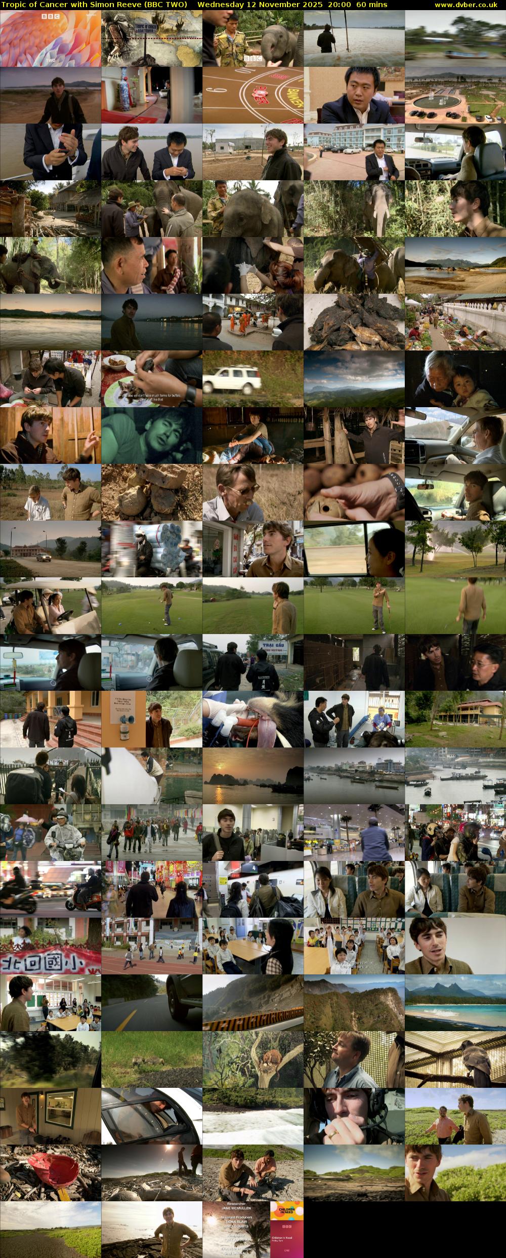 Tropic of Cancer with Simon Reeve (BBC TWO) Wednesday 12 November 2025 20:00 - 21:00