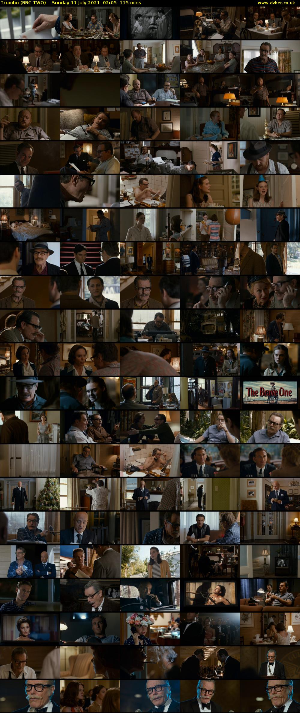 Trumbo (BBC TWO) Sunday 11 July 2021 02:05 - 04:00