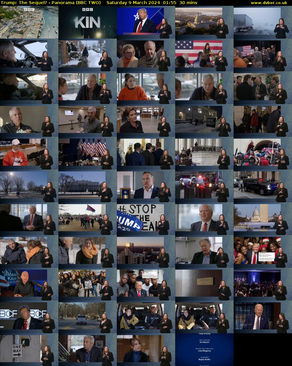 Trump: The Sequel? - Panorama (BBC TWO) Saturday 9 March 2024 01:55 - 02:25