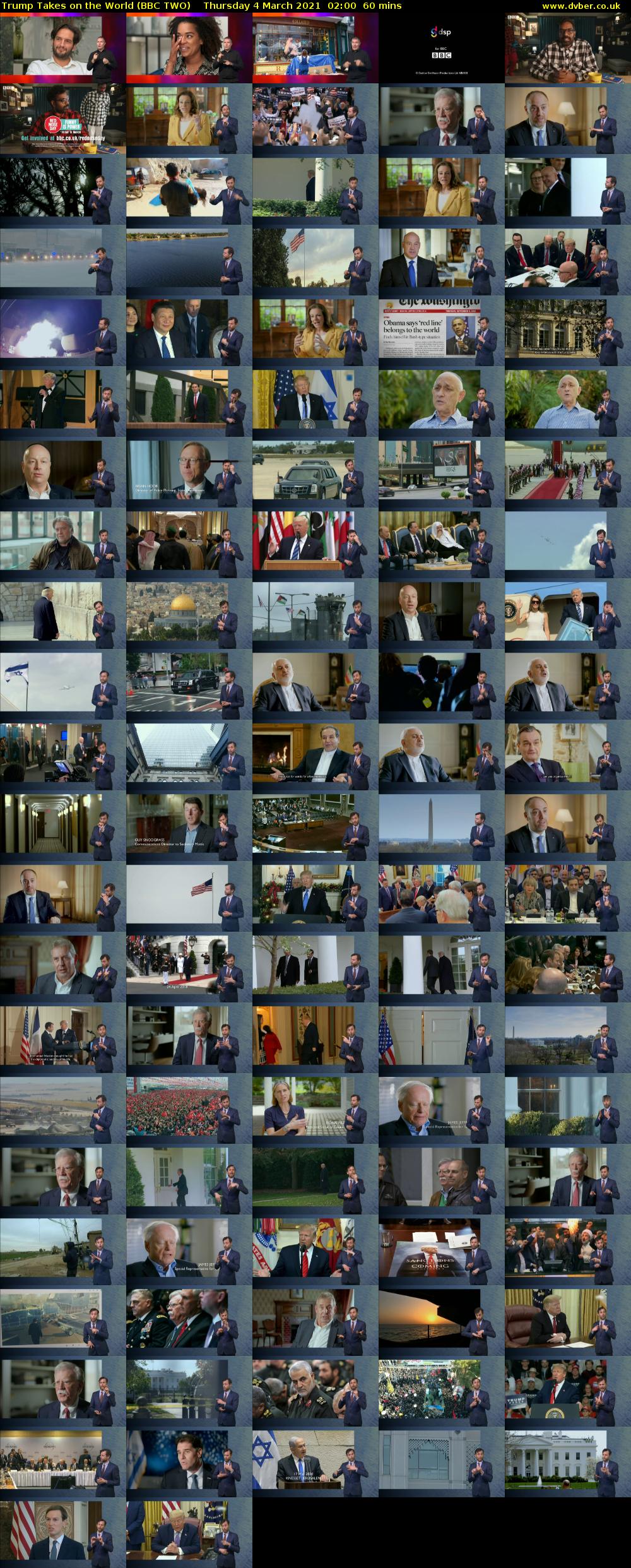 Trump Takes on the World (BBC TWO) Thursday 4 March 2021 02:00 - 03:00