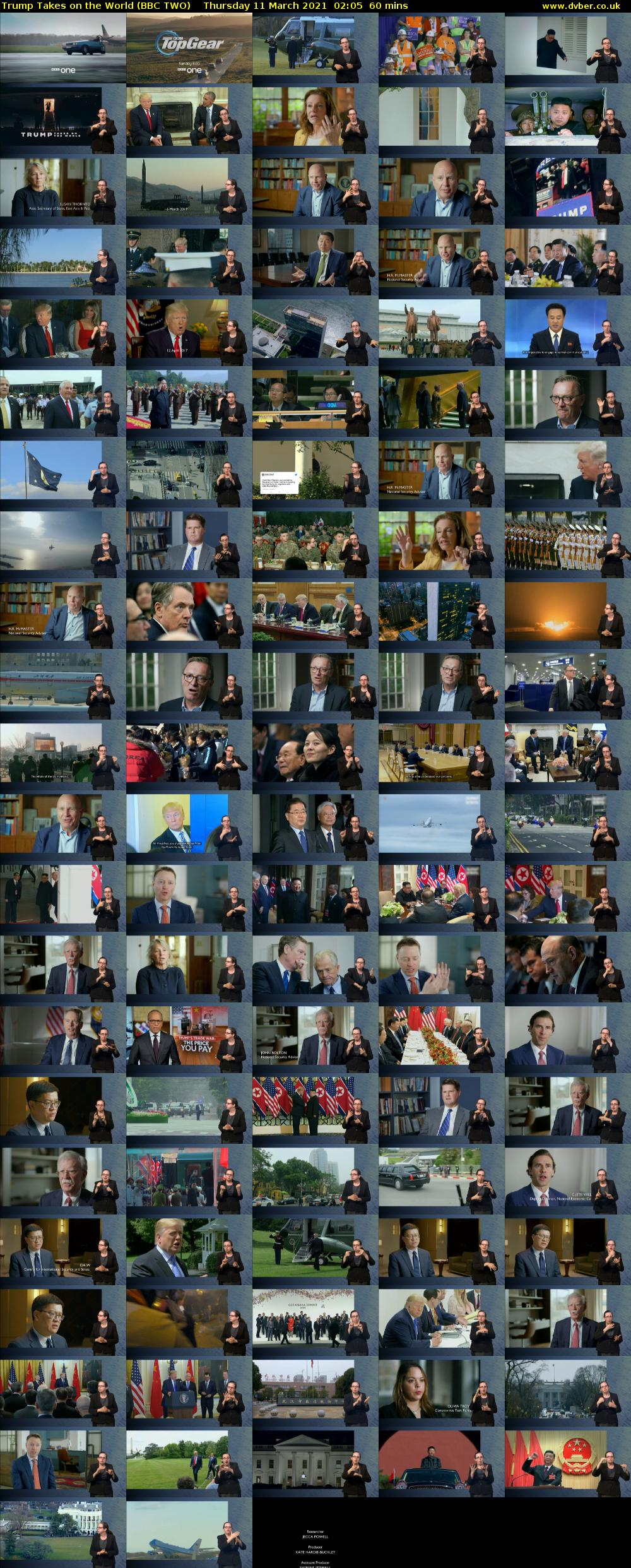 Trump Takes on the World (BBC TWO) Thursday 11 March 2021 02:05 - 03:05