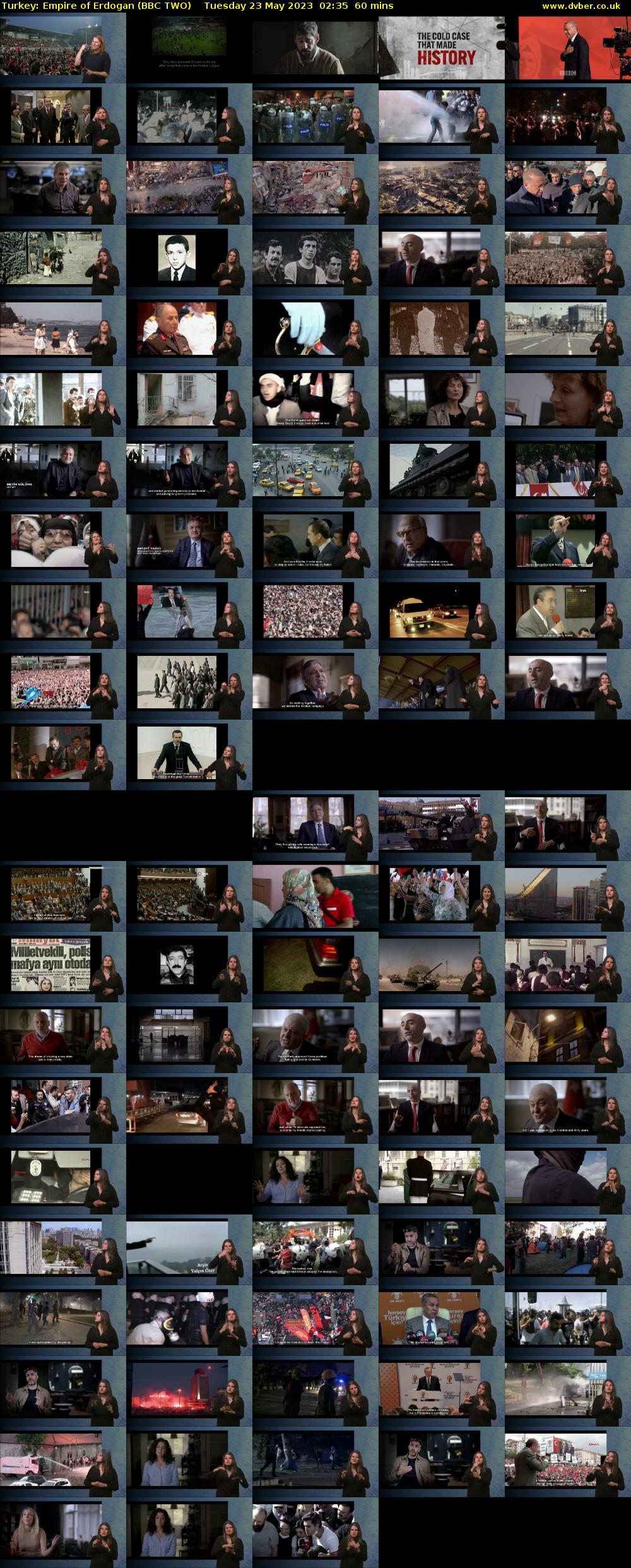 Turkey: Empire of Erdogan (BBC TWO) Tuesday 23 May 2023 02:35 - 03:35