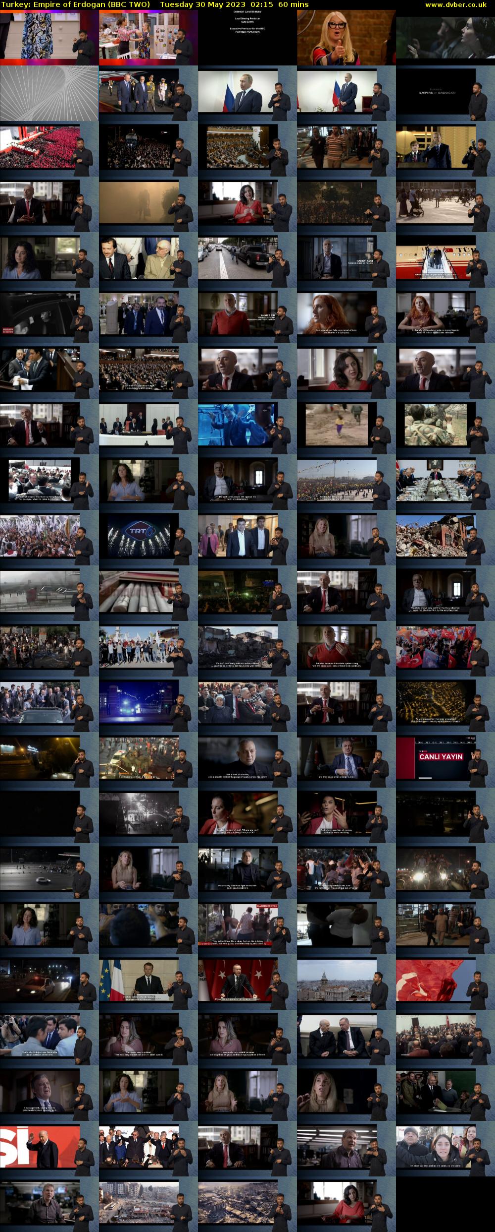 Turkey: Empire of Erdogan (BBC TWO) Tuesday 30 May 2023 02:15 - 03:15