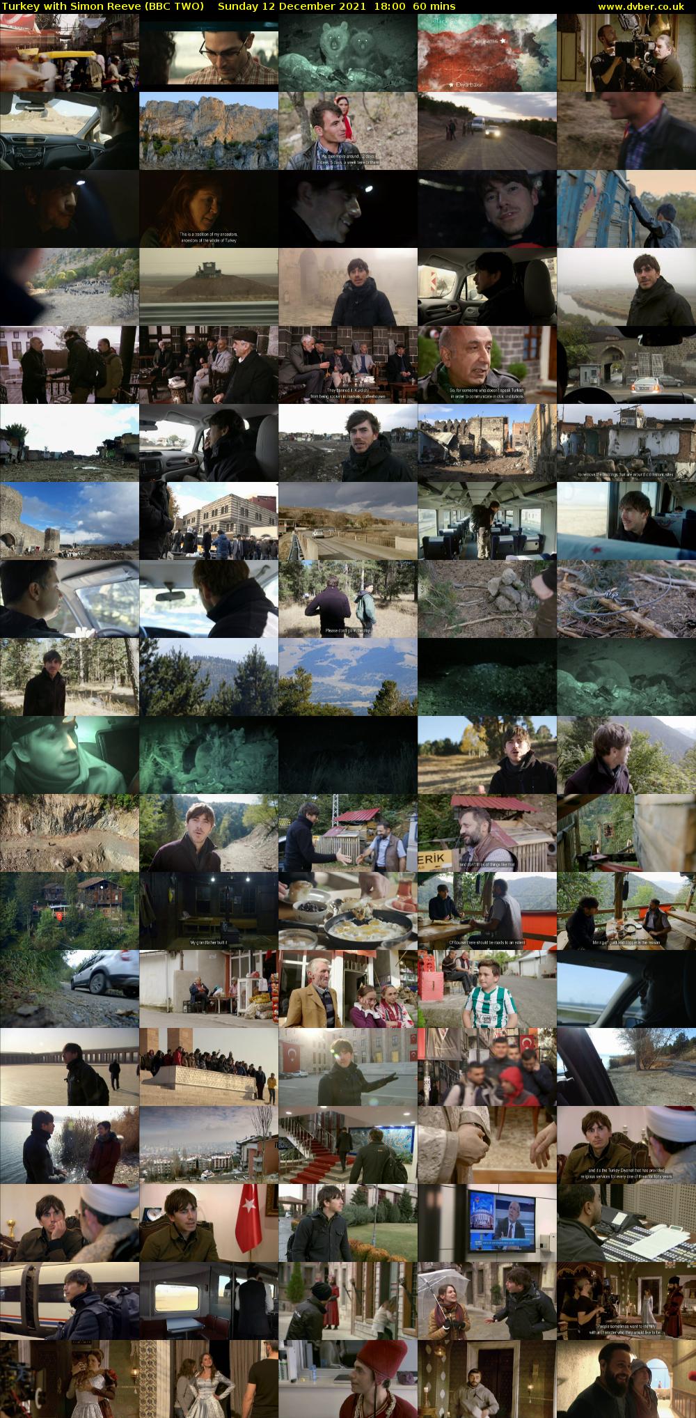 Turkey with Simon Reeve (BBC TWO) Sunday 12 December 2021 18:00 - 19:00