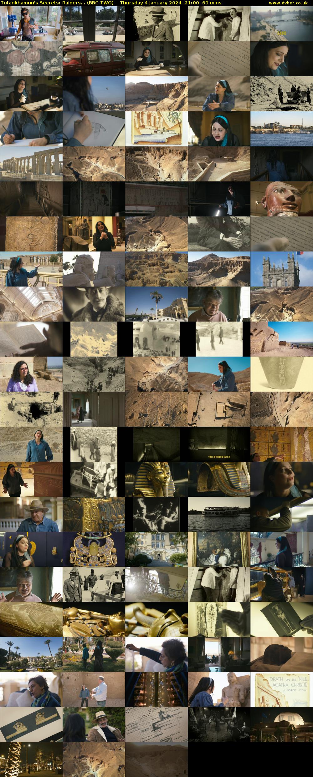 Tutankhamun's Secrets: Raiders... (BBC TWO) Thursday 4 January 2024 21:00 - 22:00