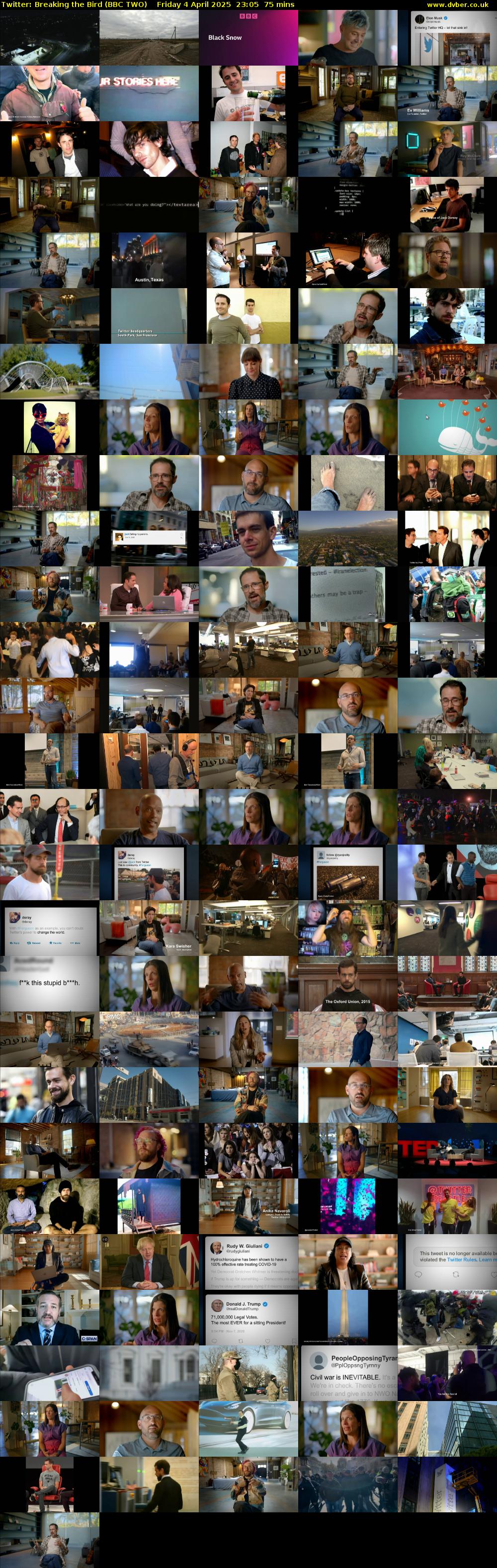 Twitter: Breaking the Bird (BBC TWO) Friday 4 April 2025 23:05 - 00:20