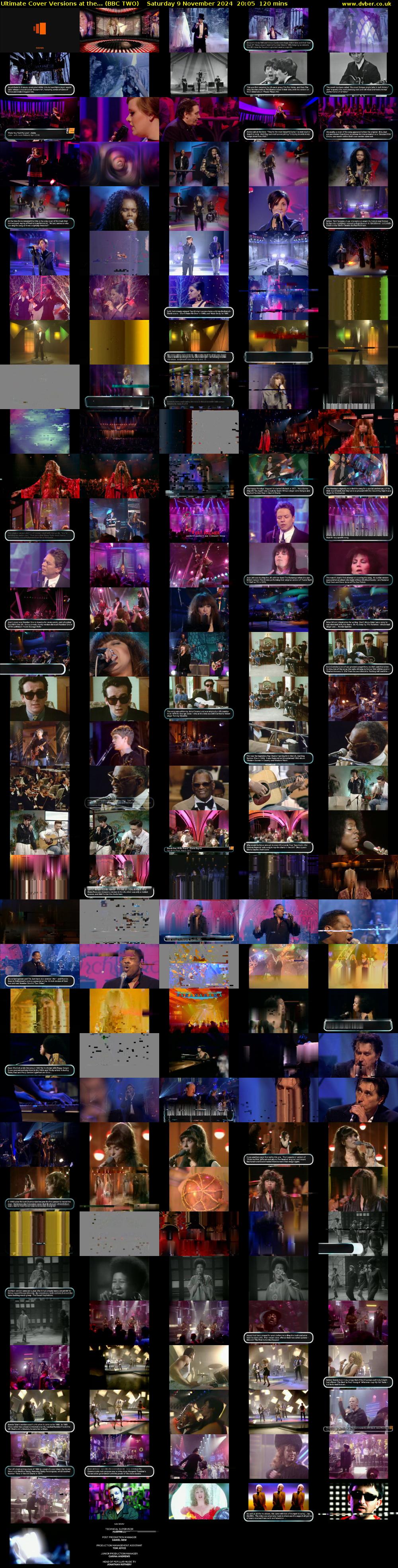 Ultimate Cover Versions at the... (BBC TWO) Saturday 9 November 2024 20:05 - 22:05