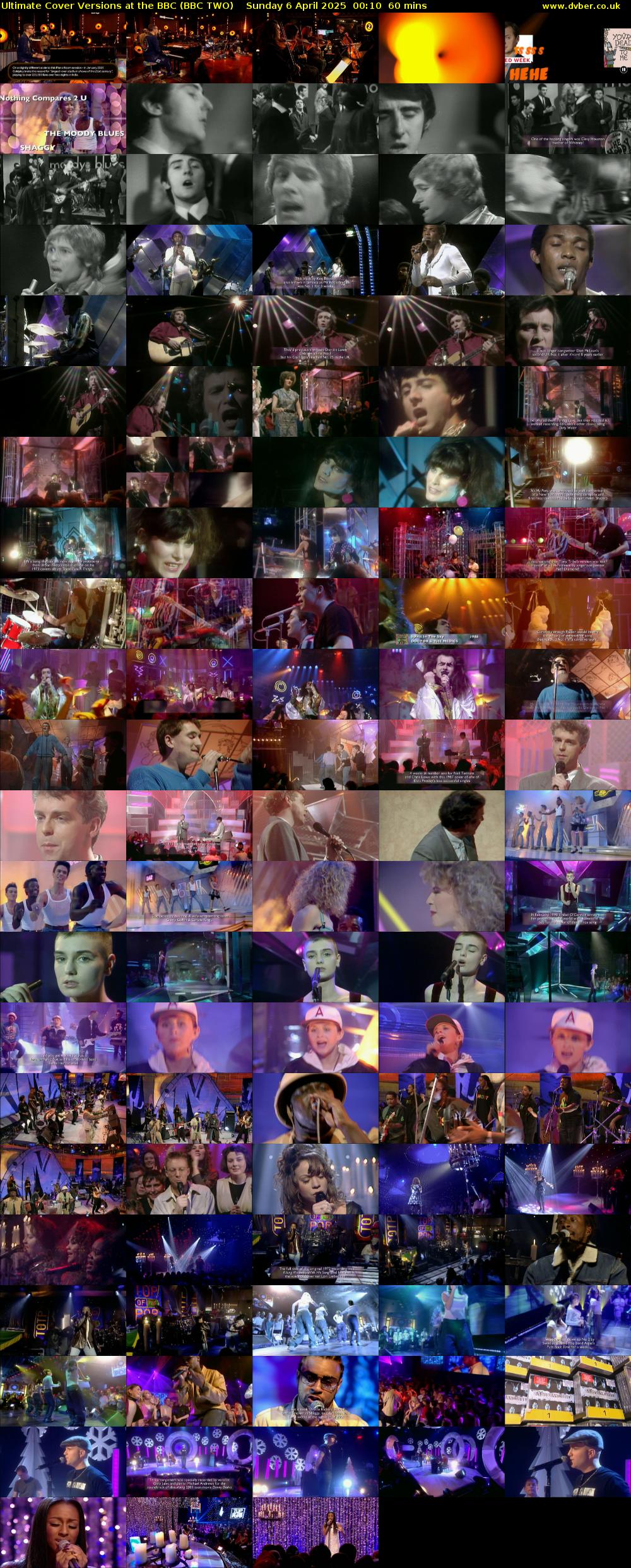 Ultimate Cover Versions at the BBC (BBC TWO) Sunday 6 April 2025 00:10 - 01:10
