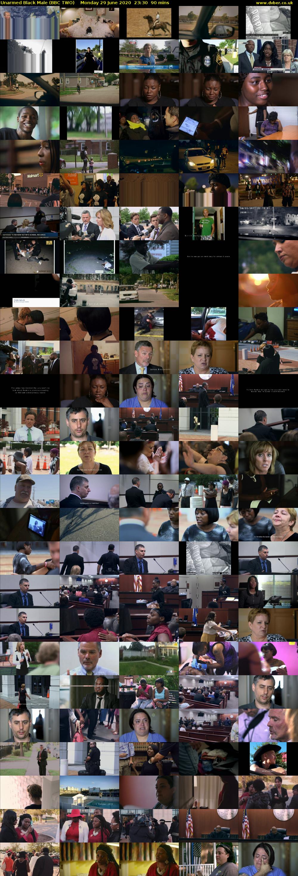 Unarmed Black Male (BBC TWO) Monday 29 June 2020 23:30 - 01:00