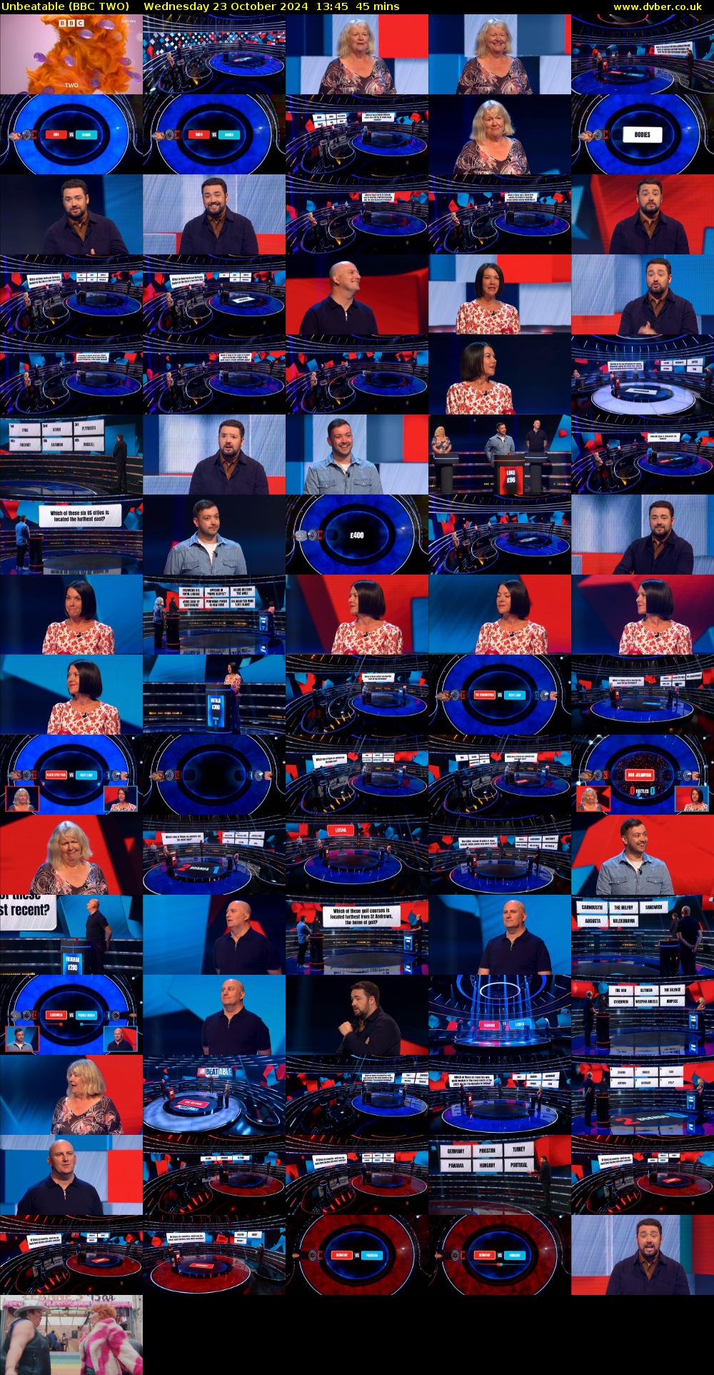Unbeatable (BBC TWO) Wednesday 23 October 2024 13:45 - 14:30