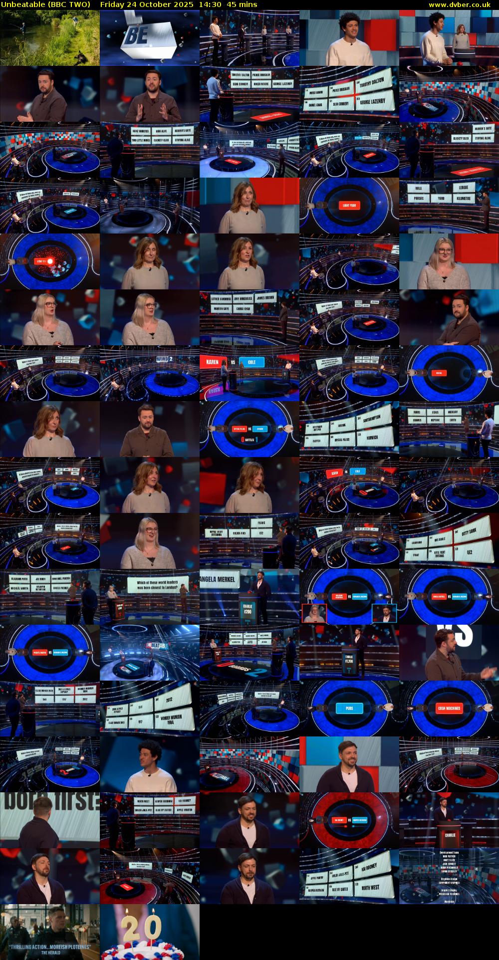 Unbeatable (BBC TWO) Friday 24 October 2025 14:30 - 15:15