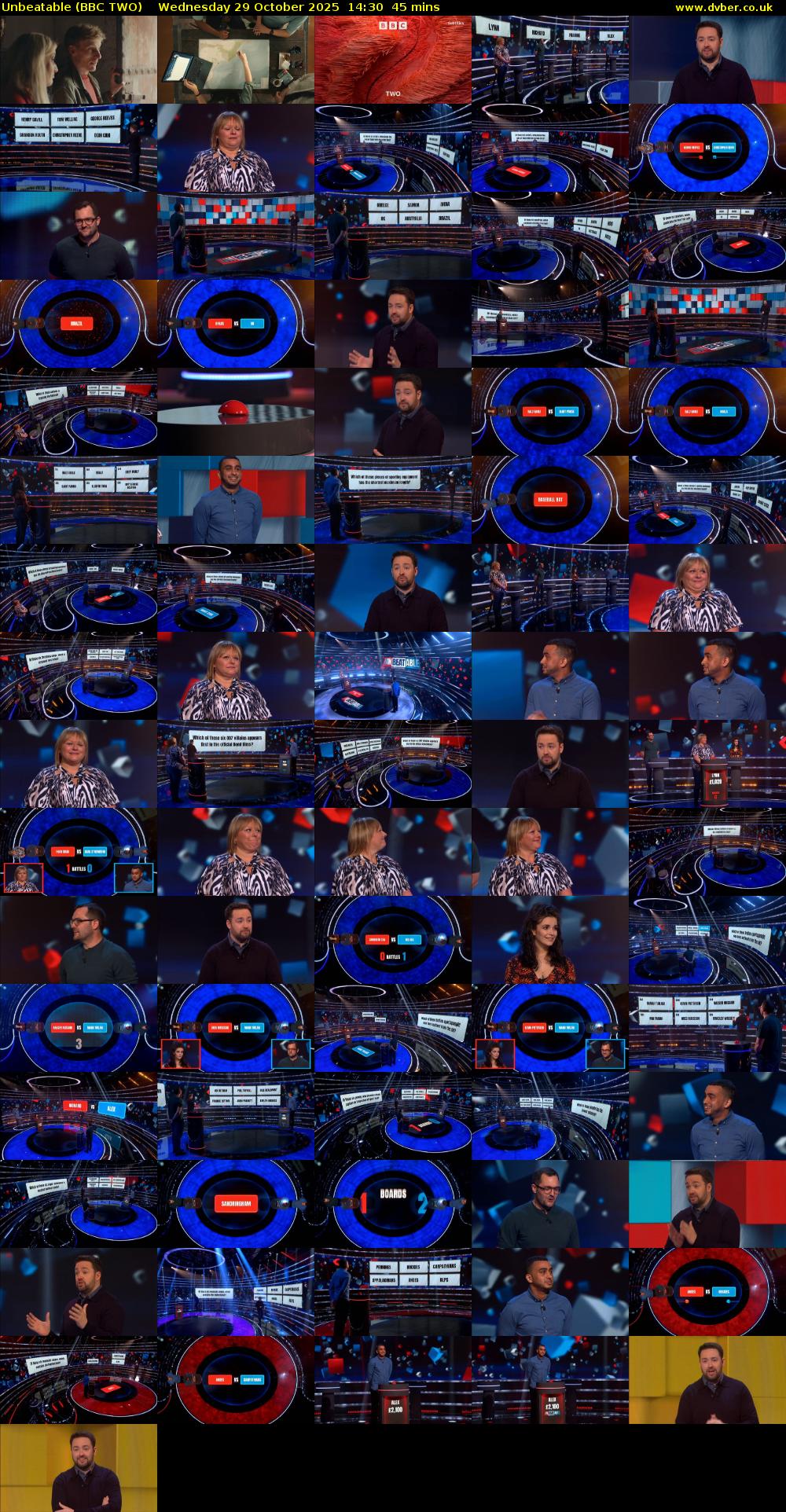 Unbeatable (BBC TWO) Wednesday 29 October 2025 14:30 - 15:15