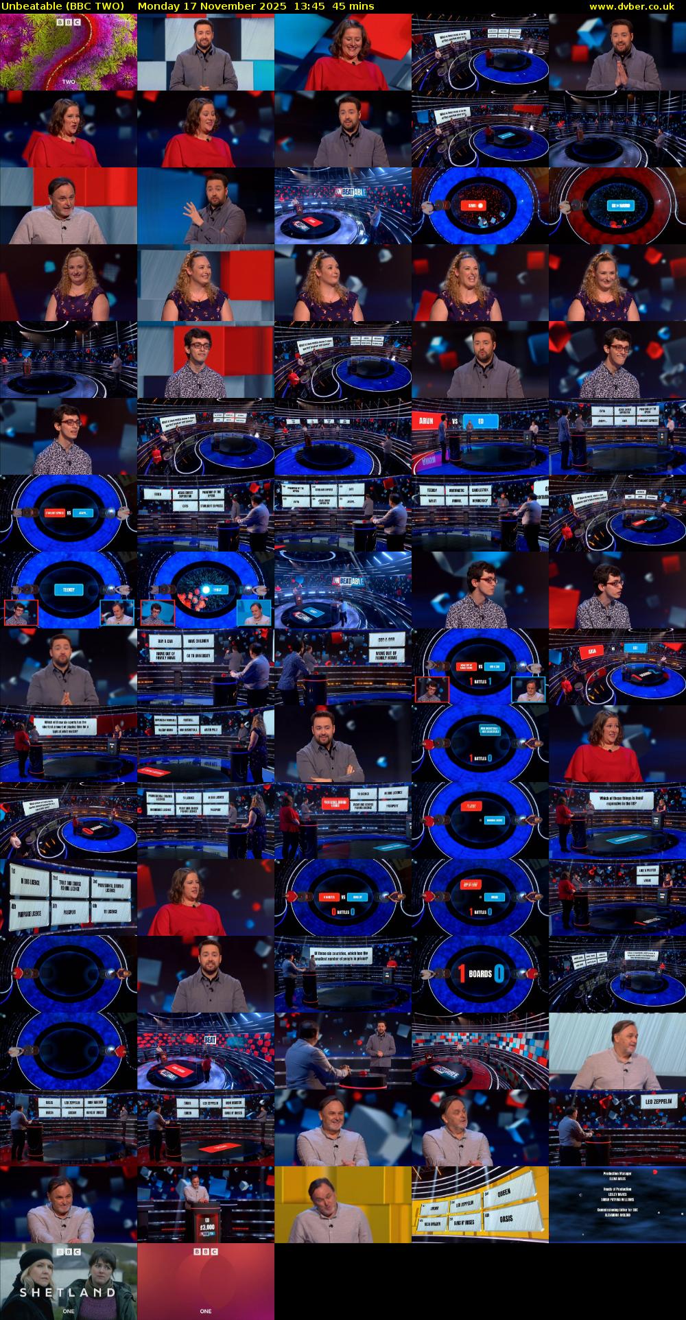 Unbeatable (BBC TWO) Monday 17 November 2025 13:45 - 14:30