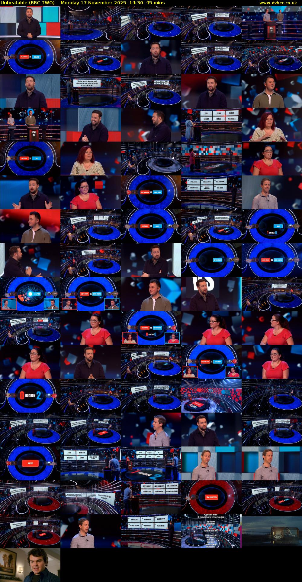 Unbeatable (BBC TWO) Monday 17 November 2025 14:30 - 15:15