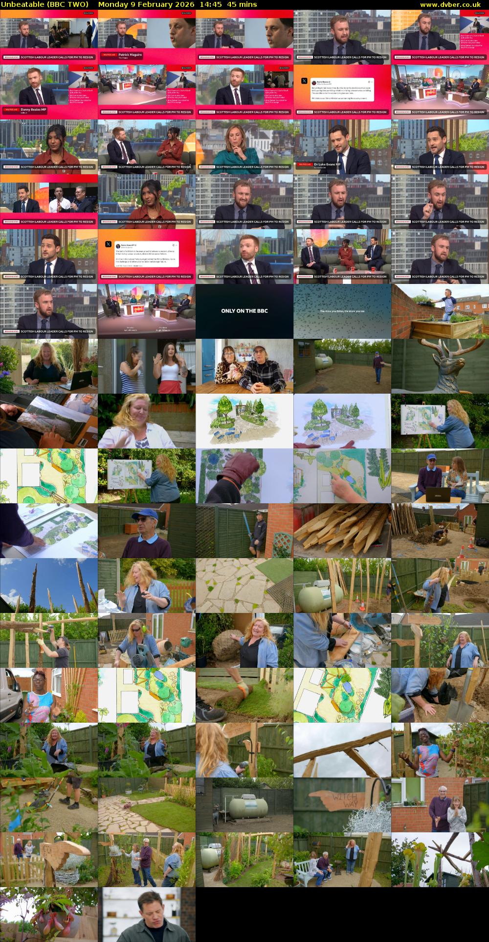 Unbeatable (BBC TWO) Monday 9 February 2026 14:45 - 15:30