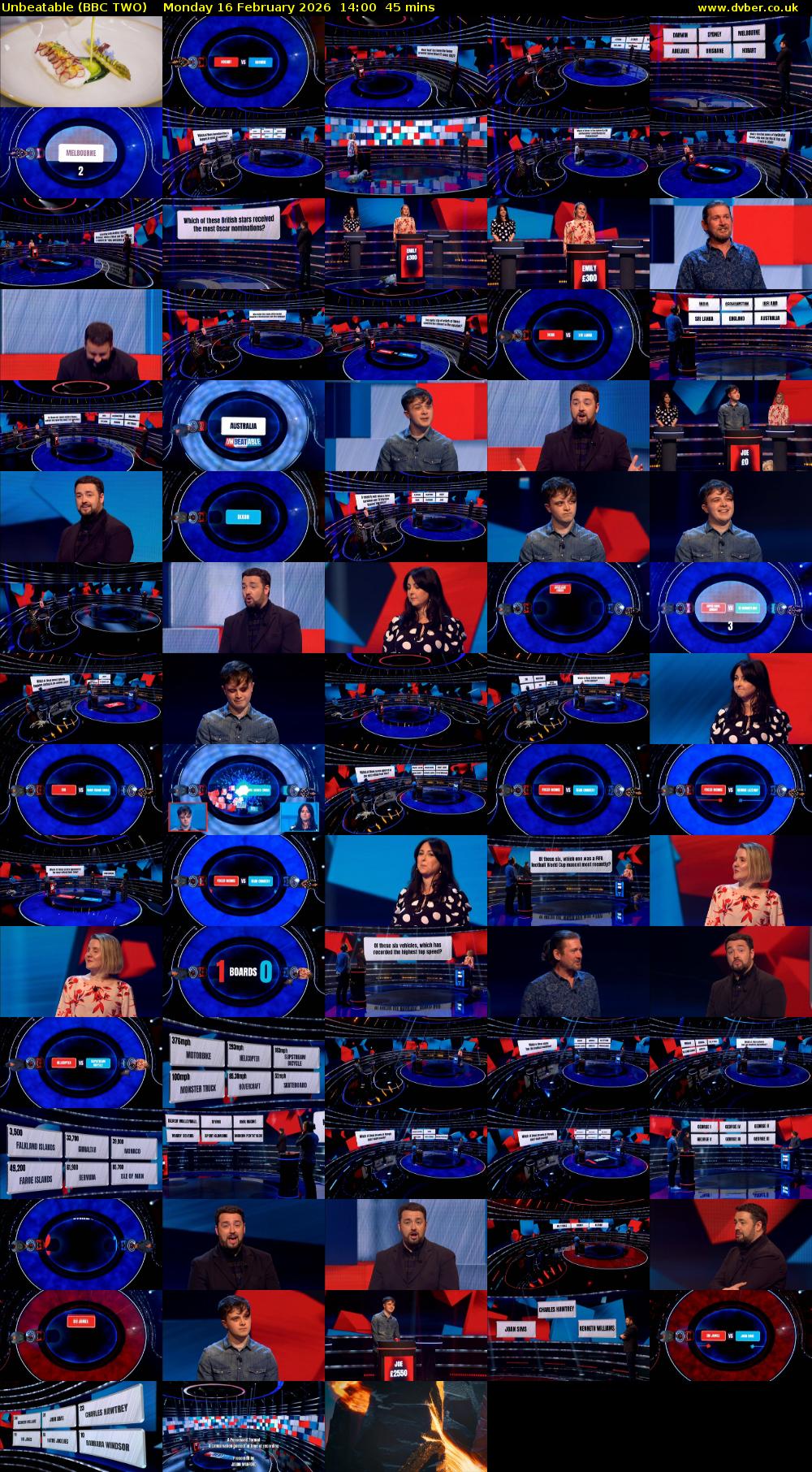 Unbeatable (BBC TWO) Monday 16 February 2026 14:00 - 14:45