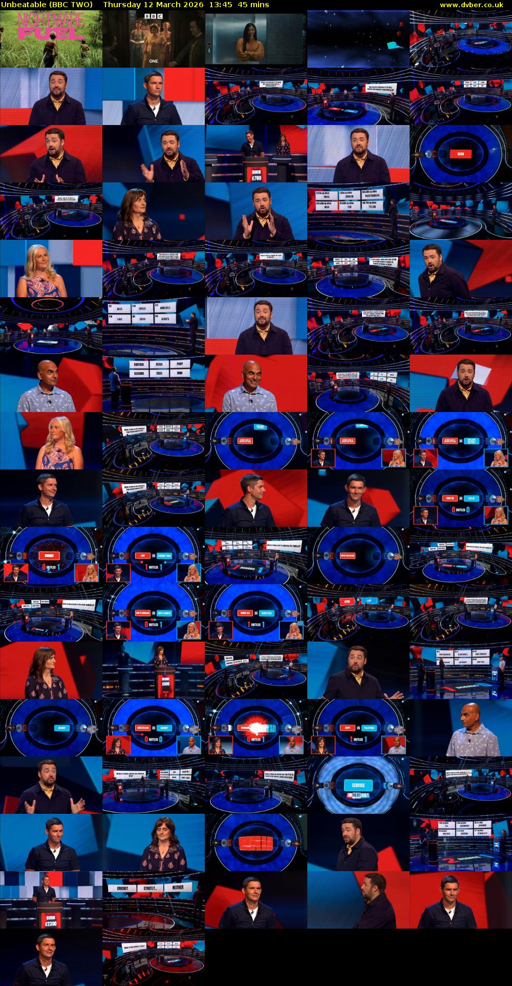 Unbeatable (BBC TWO) Thursday 12 March 2026 13:45 - 14:30