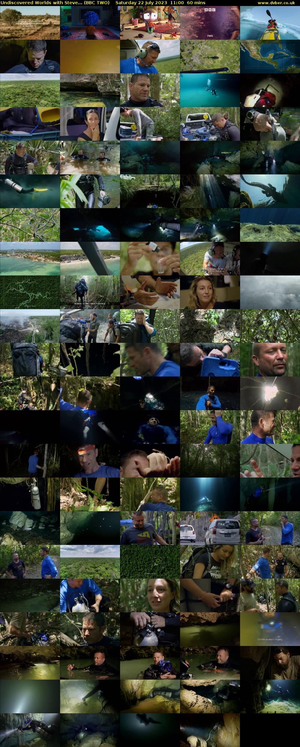 Undiscovered Worlds with Steve... (BBC TWO) Saturday 22 July 2023 11:00 - 12:00