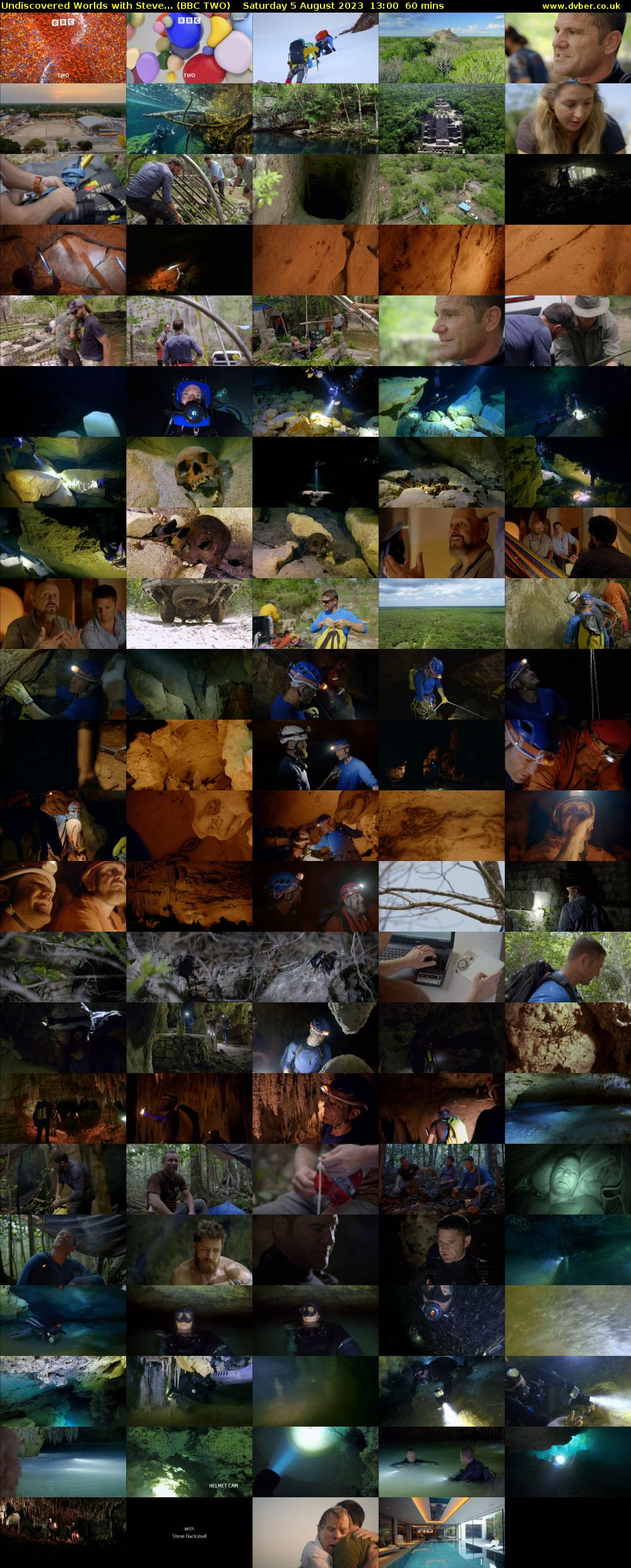 Undiscovered Worlds with Steve... (BBC TWO) Saturday 5 August 2023 13:00 - 14:00