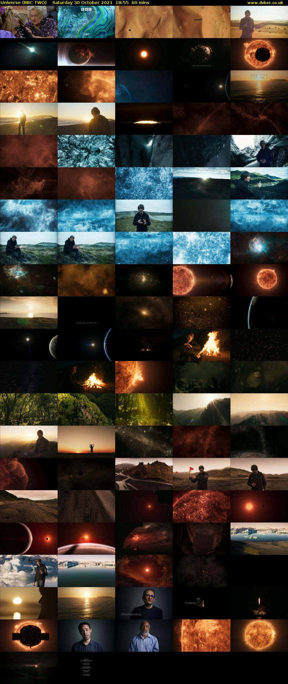 Universe (BBC TWO) Saturday 30 October 2021 18:55 - 19:55