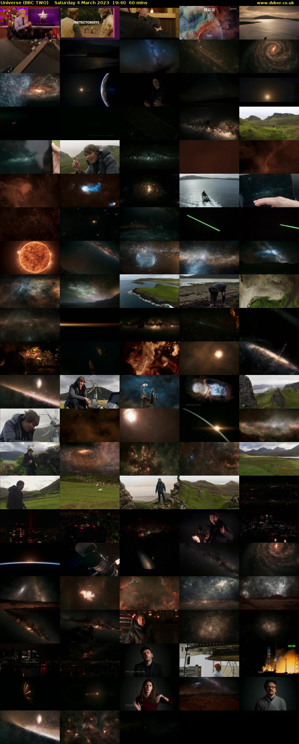 Universe (BBC TWO) Saturday 4 March 2023 19:40 - 20:40