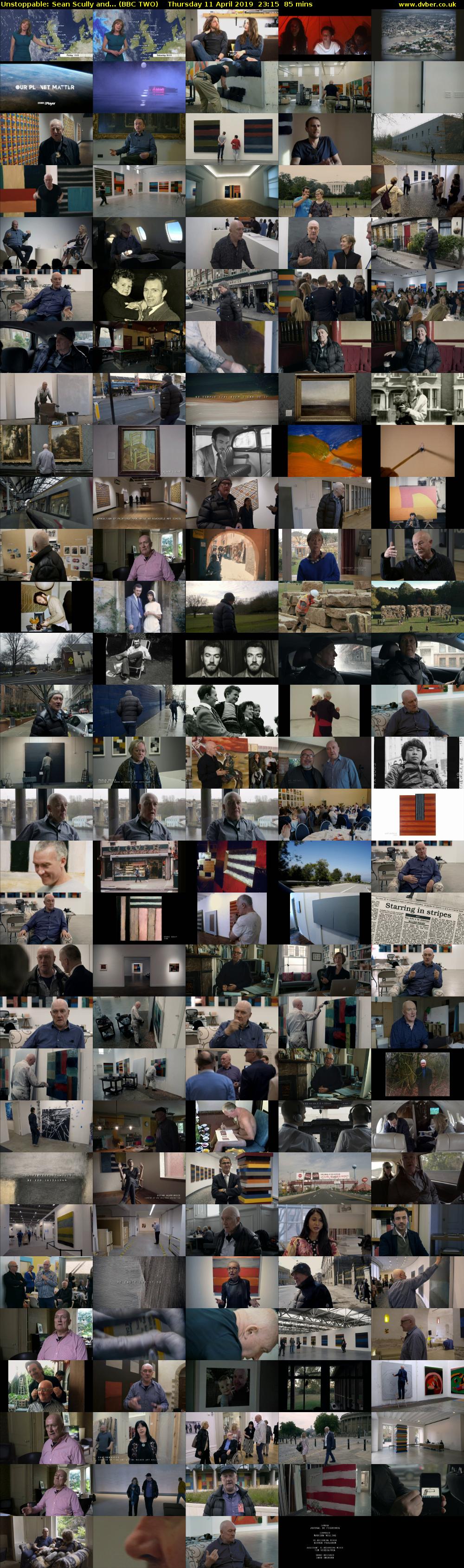 Unstoppable: Sean Scully and... (BBC TWO) Thursday 11 April 2019 23:15 - 00:40
